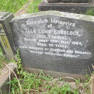 SHEDLOCK Ella Esme nee TURNER -1944