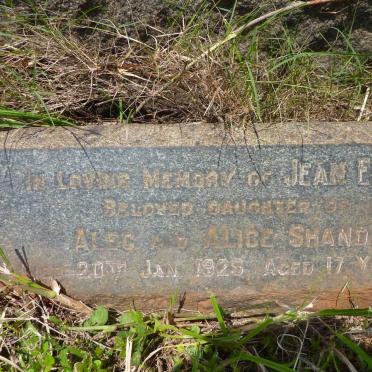 SHAND Jean Ellis -1925