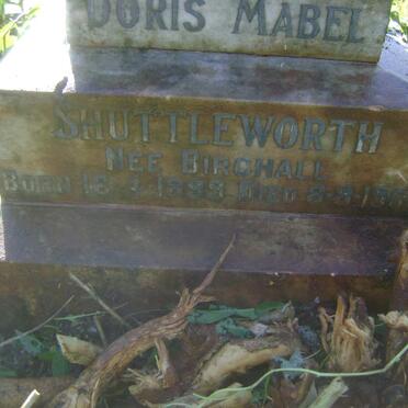SHUTTLEWORTH Doris Mabel nee BIRCHALL 1898-1953