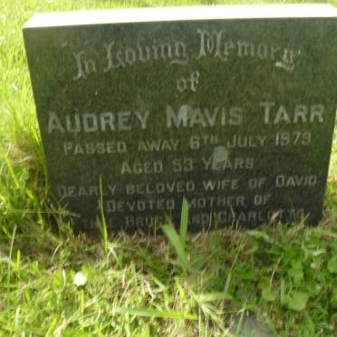 TARR Audrey Mavis -1979