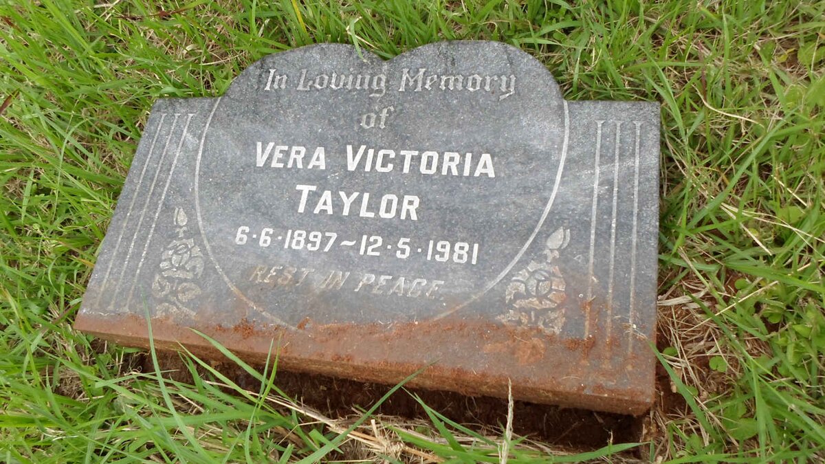 TAYLOR Vera Victoria 1897-1981