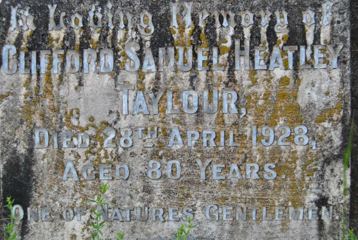 TAYLOUR Clifford Samuel Heatley -1928