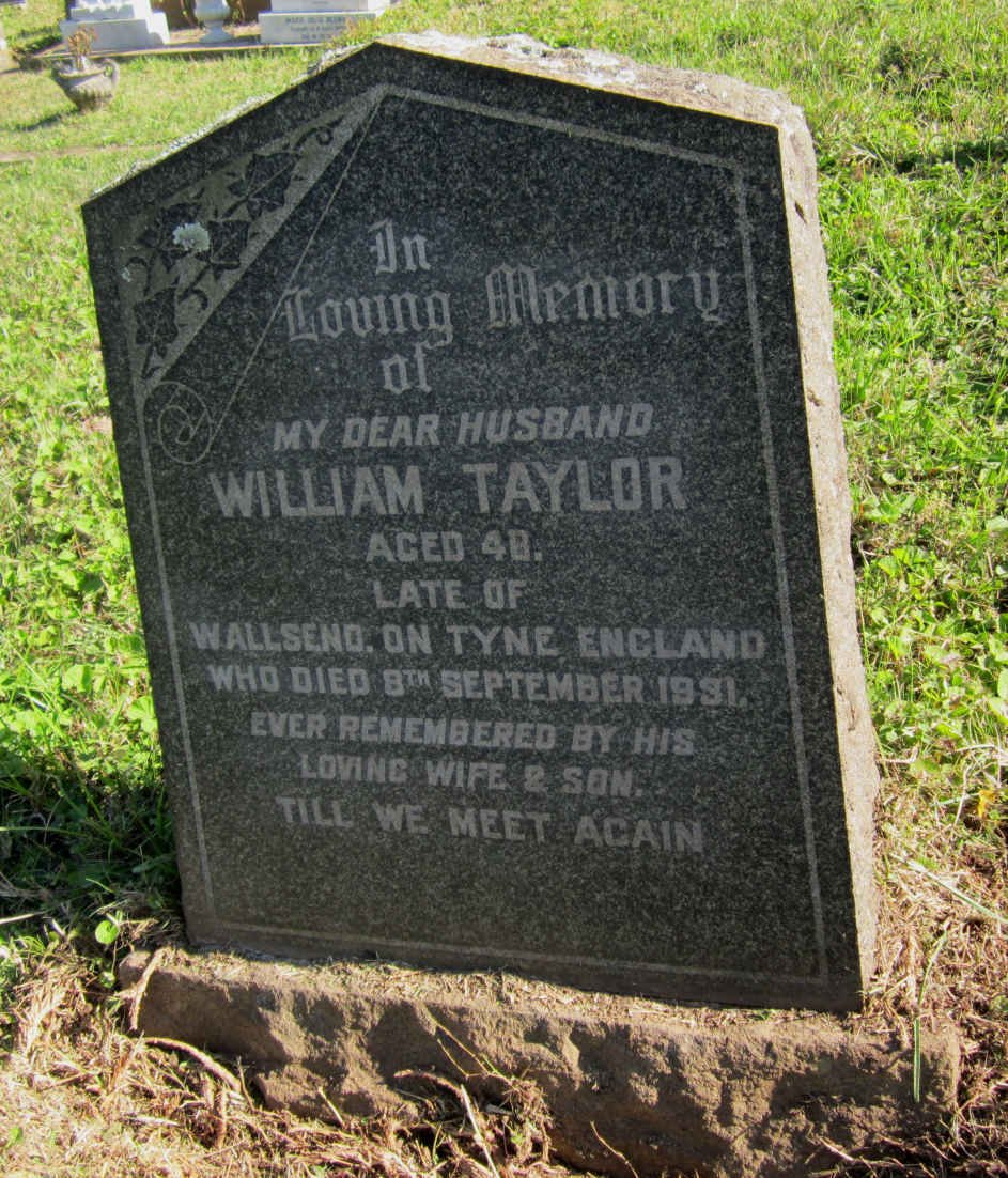 TAYLOR William -1931