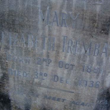 TREMBATH Mary Elizabeth 1851-1936 