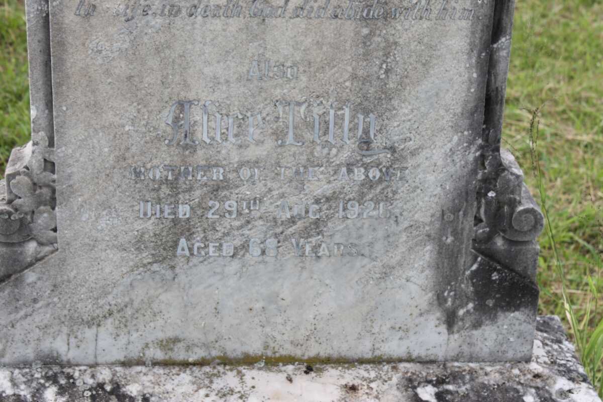 TILLY Alice -1926 :: TILLY William Horatio -1915