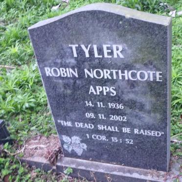 TYLER Robin Northcote Apps 1936-2002