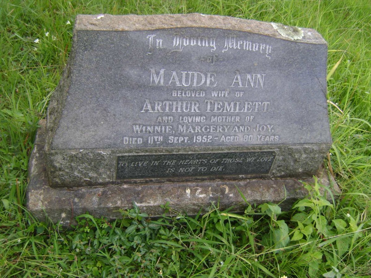 TEMLETT Maude Ann -1952