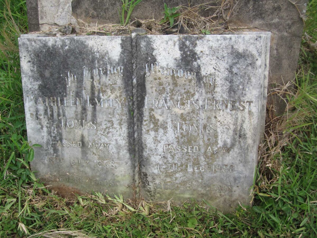 TONKS Francis Ernest -1958 &amp; Kathleen Emily -1956