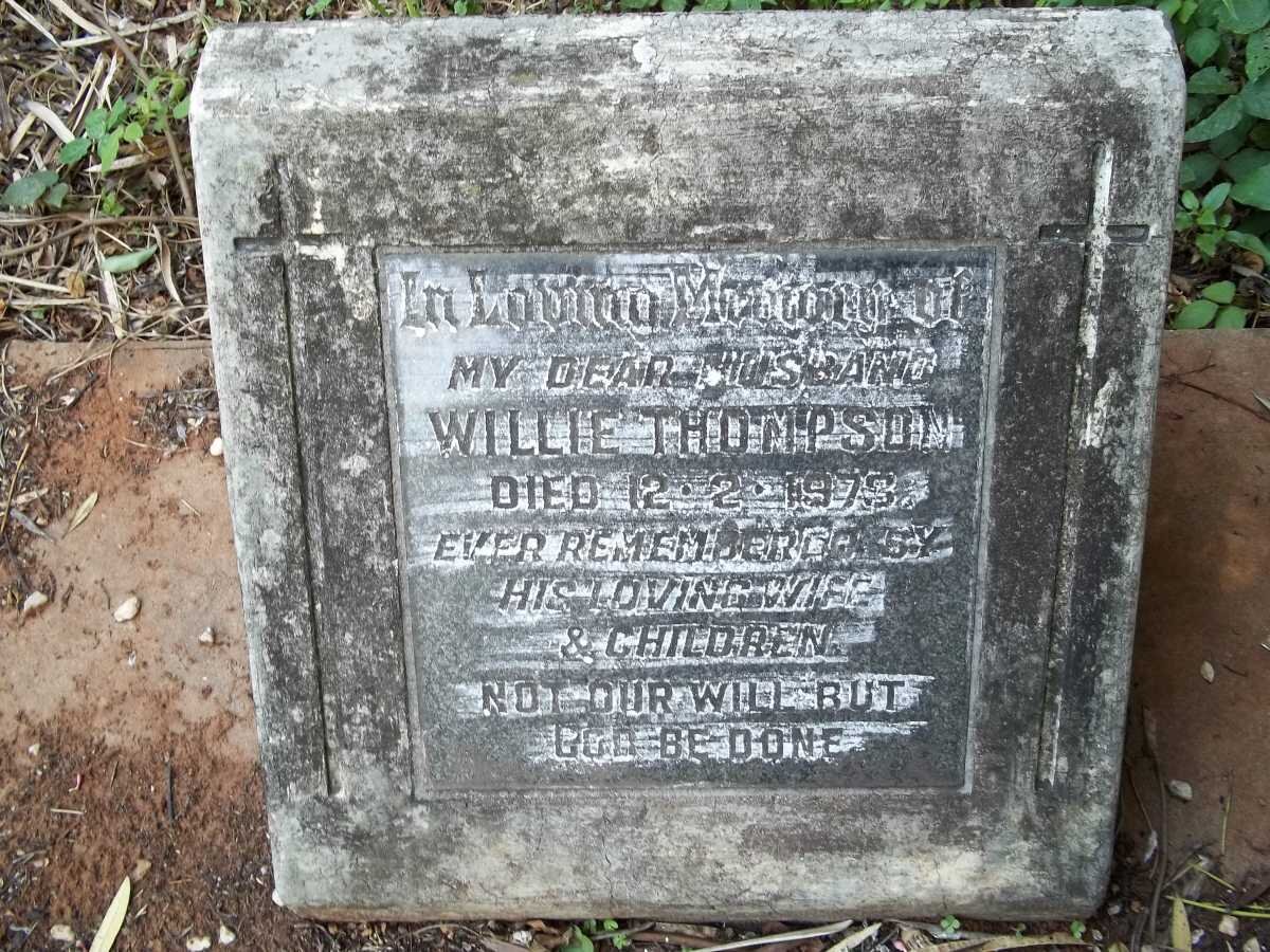 THOMPSON Willie -1973