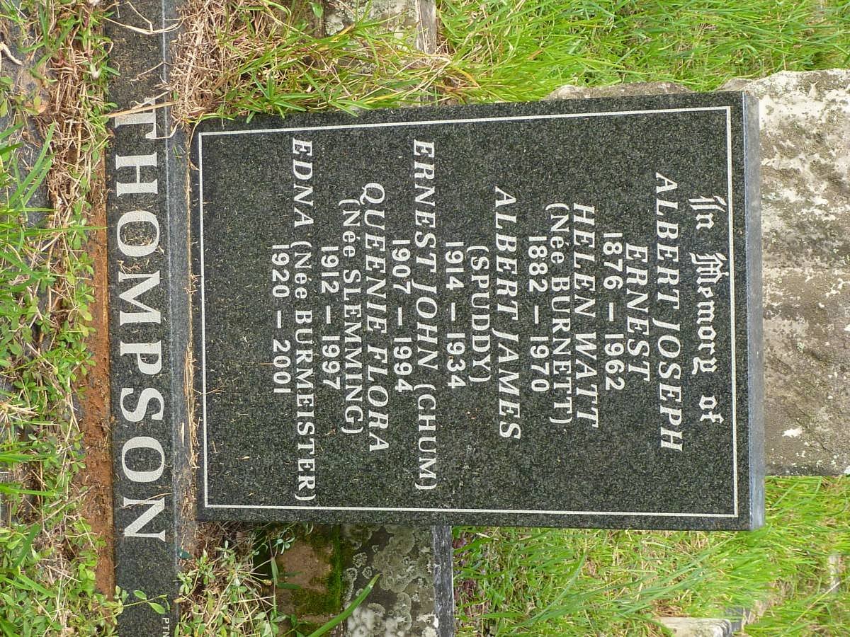 THOMPSON :: SLEMMING :: BURMEISTER :: WATT :: BURNETT