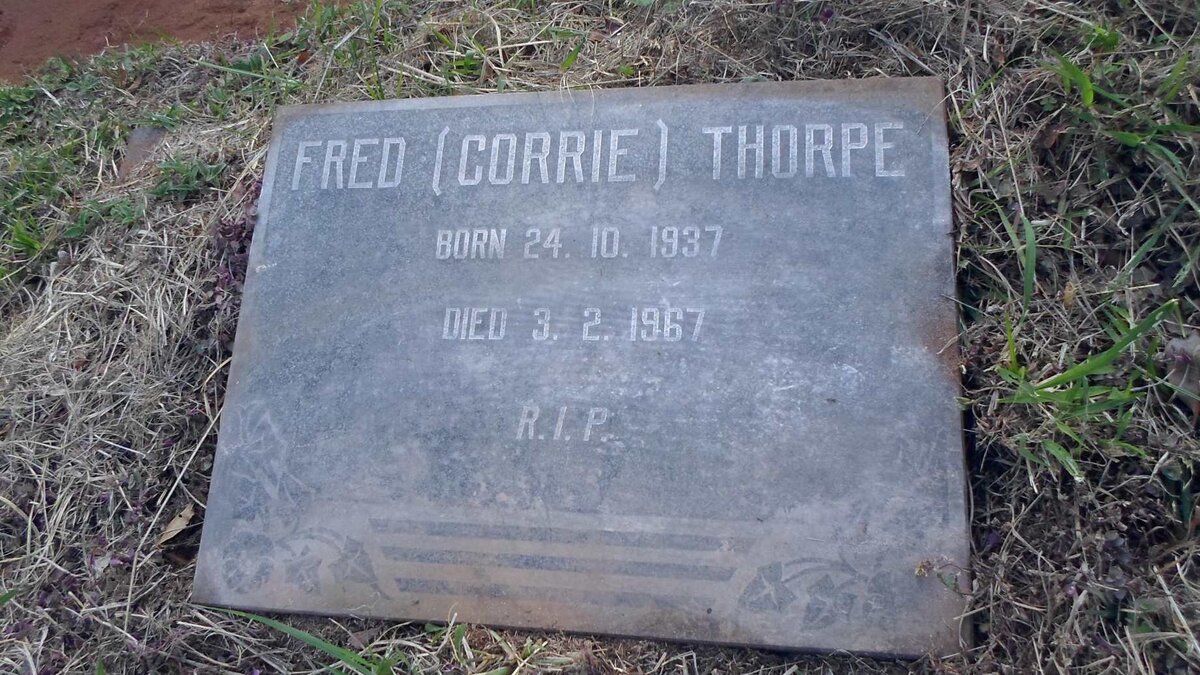 THORPE Fred 1937-1967