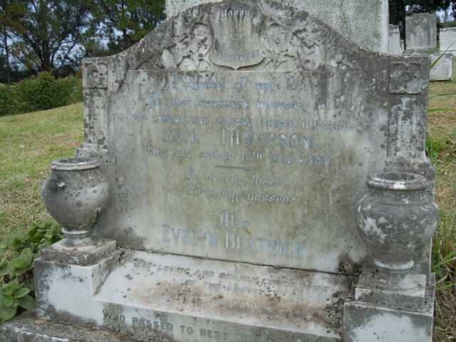 THOMPSON Jabez -1938 &amp; Evelyn Beatrice -1979