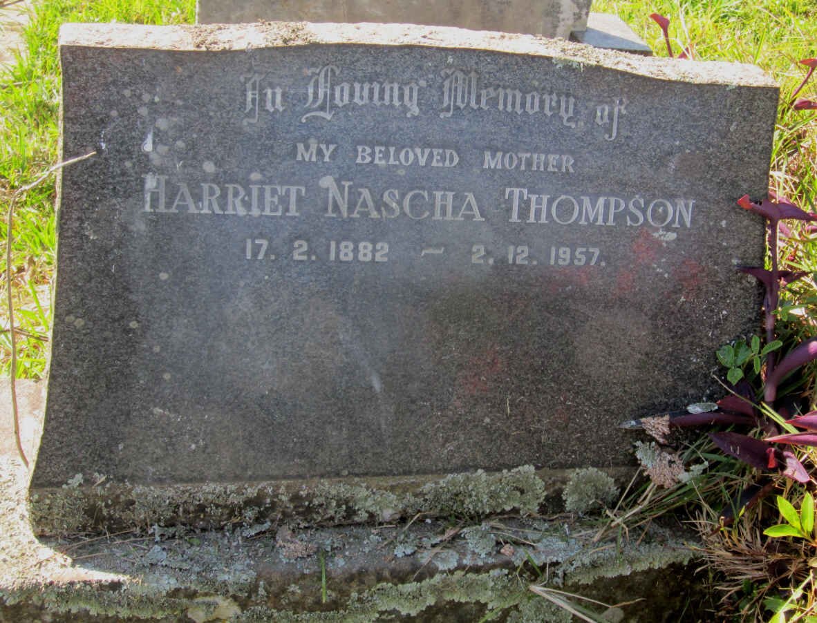 THOMPSON Harriet Nascha 1882-1957