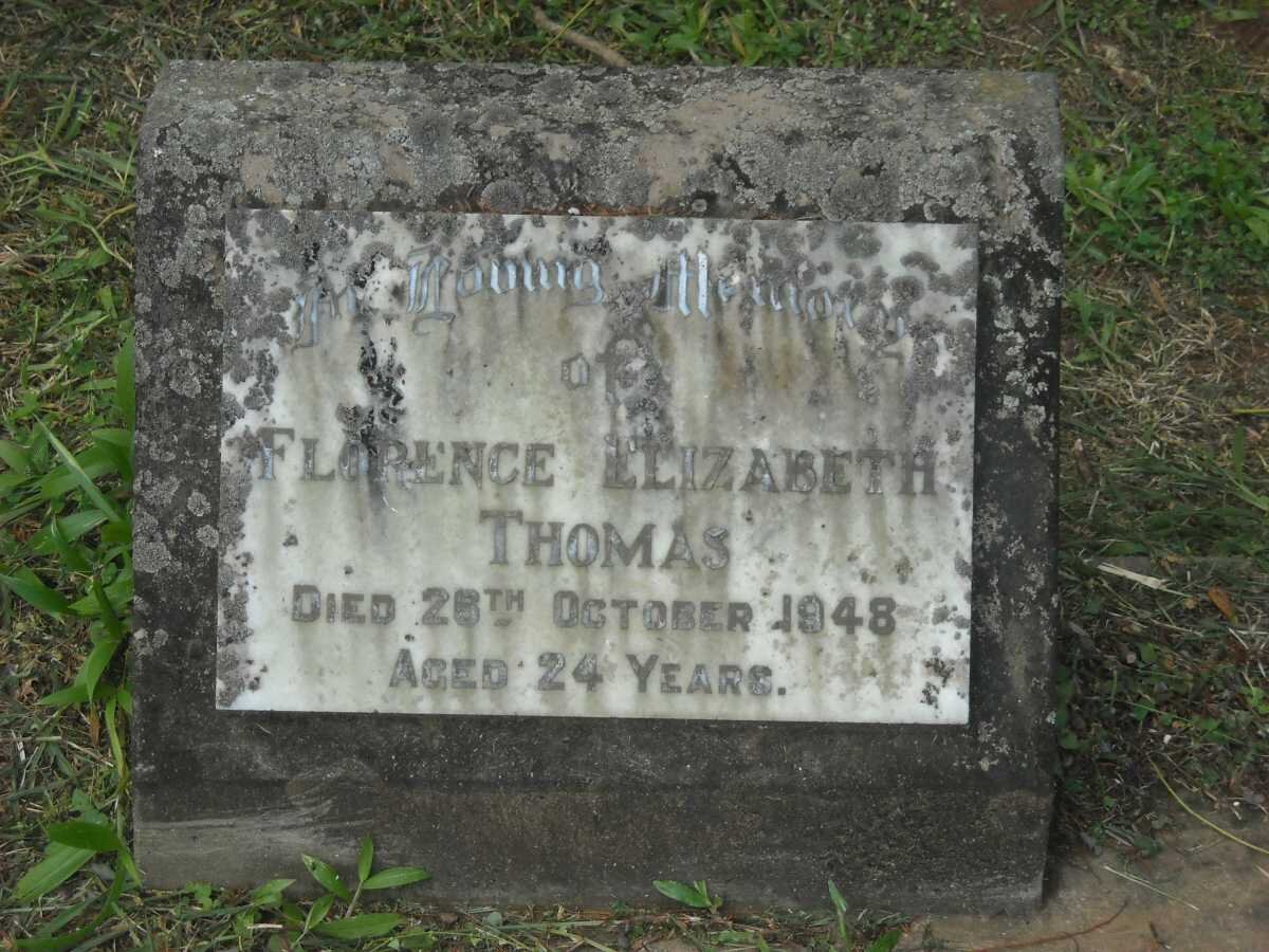 THOMAS Florence Elizabeth -1948