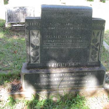 THOMPSON Charles Ernest -1942 &amp; Emma Fanny -1938 :: Kenneth Thomas Charles -1982 :: Walter Leuchars -1941 