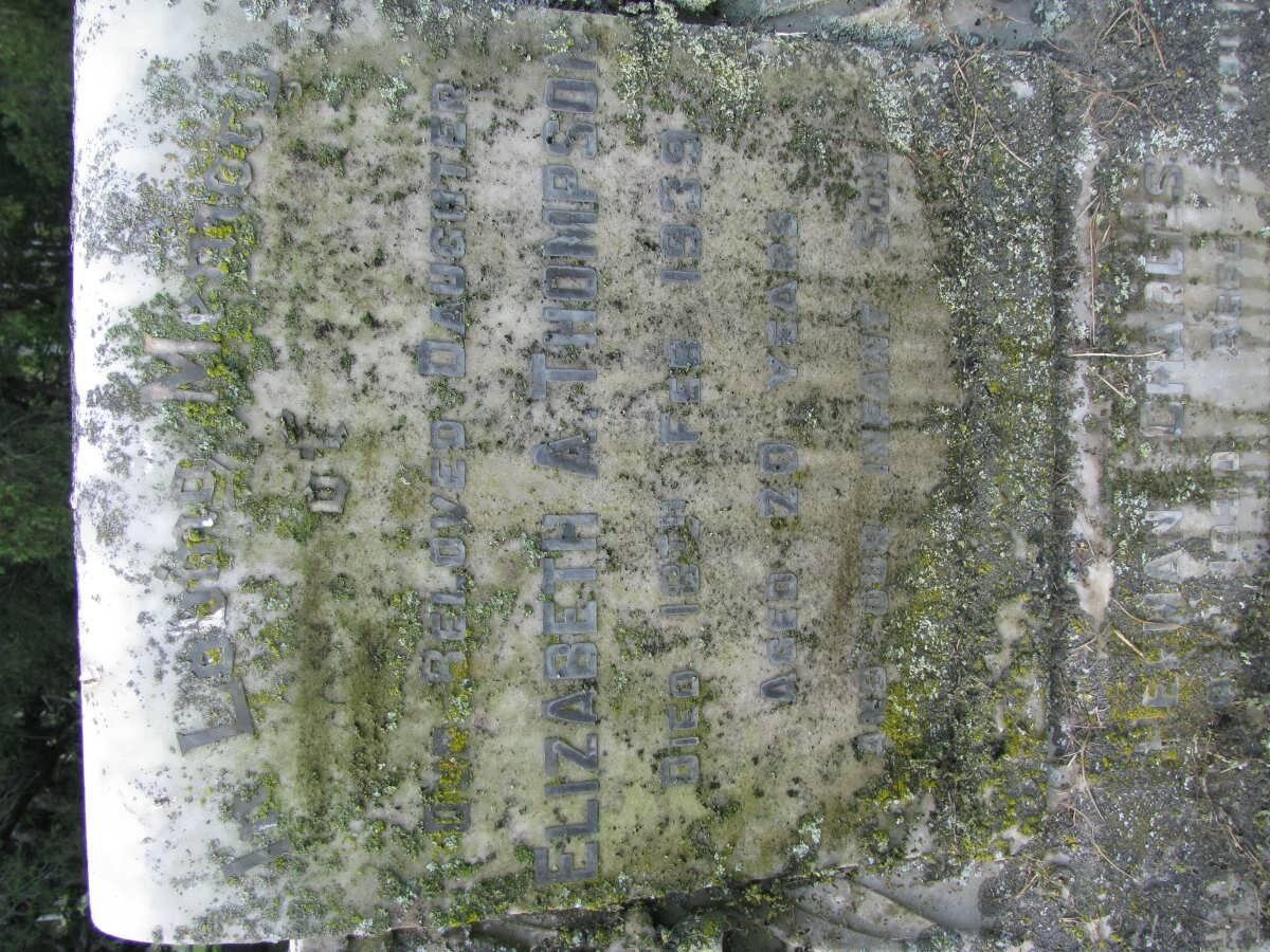 THOMPSON Elizabeth A. -1939