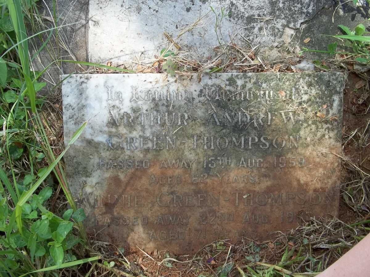 THOMPSON Arthur Andrew, Green -1959 &amp; Winnie -1967