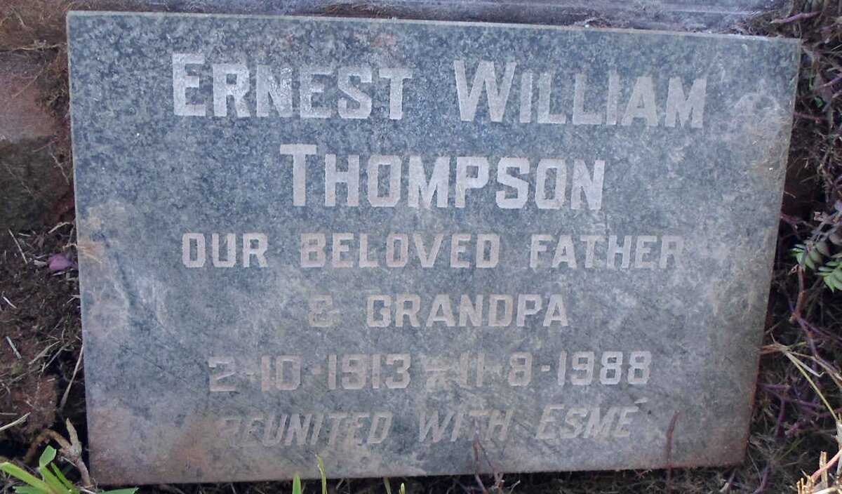 THOMPSON Ernest William 1913-1988