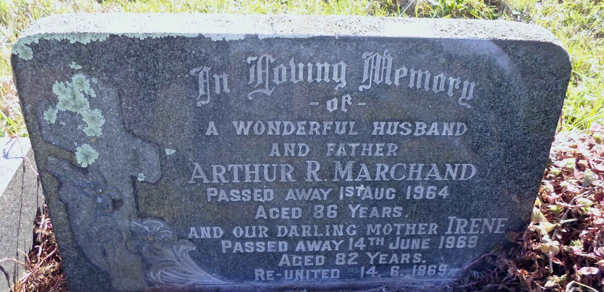 MARCHAND Arthur R.  -1964 &amp; Irene  -1969