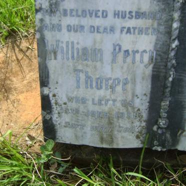 THORPE William Percy -1958 &amp; Eva May -1974