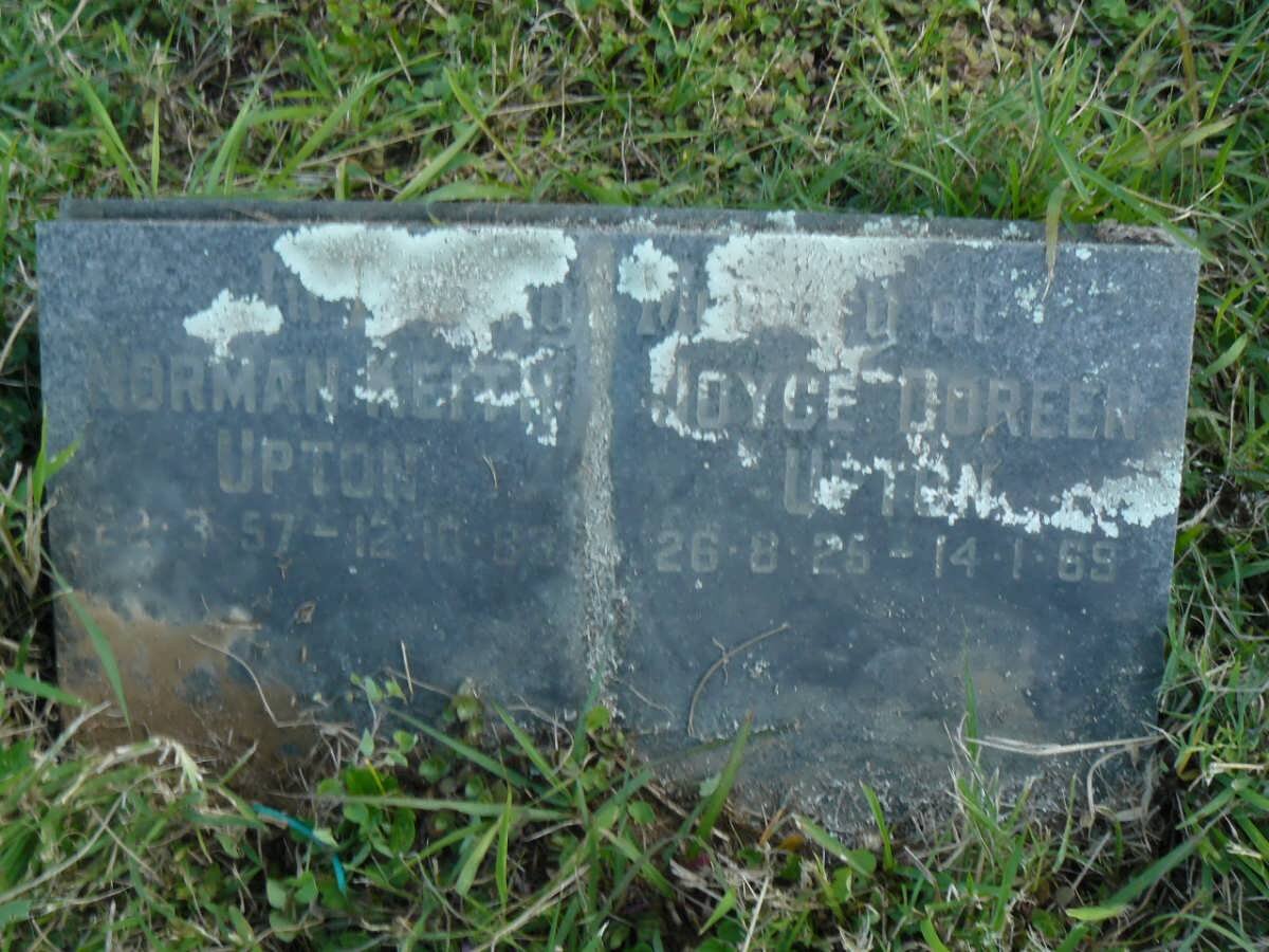UPTON Norman Keith 1957-1983 :: UPTON Joyce Doreen 1925-1969