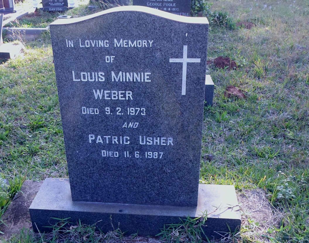 USHER Patrick -1987 :: WEBER Louis Minnie -1973