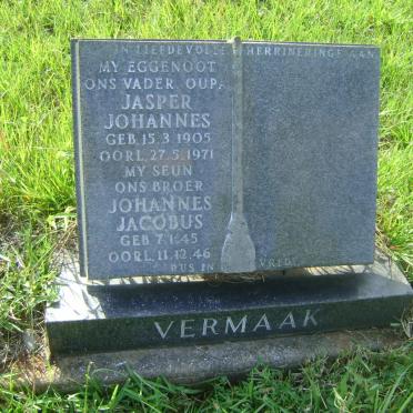 VERMAAK Jasper Johannes 1905-1971 :: VERMAAK Johannes Jacobus 1945-1946