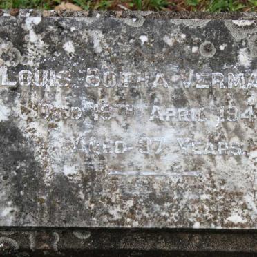 VERMAAK Louis Botha -1949