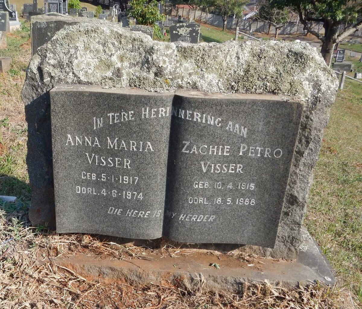 VISSER Zachie Petro 1915-1988 :: VISSER Anna Maria 1917-1974
