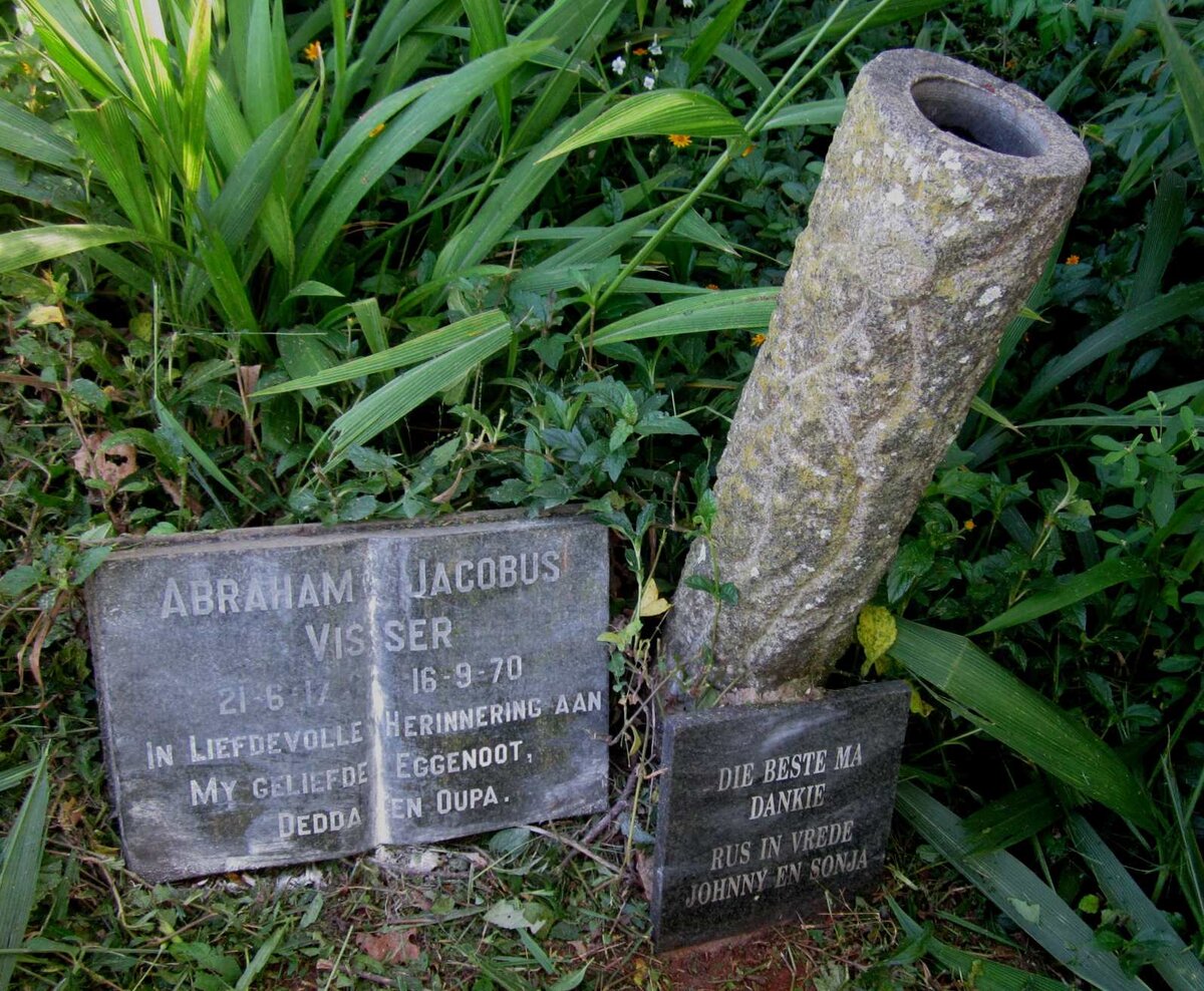 VISSER Abraham Jacobus 1917-1970