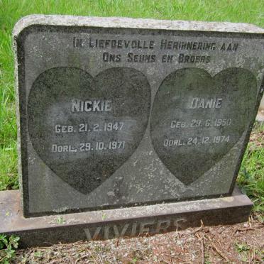 VIVIERS Nickie 1947-1971 :: VIVIERS Danie 1950-1974