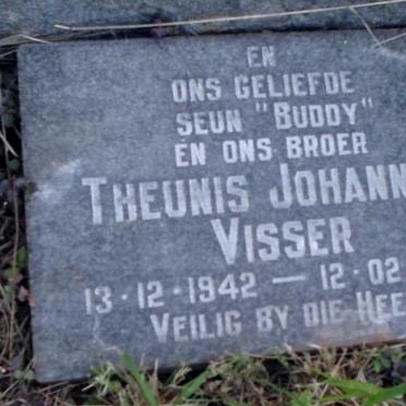 VISSER  Theunis Johannes 1942-1991