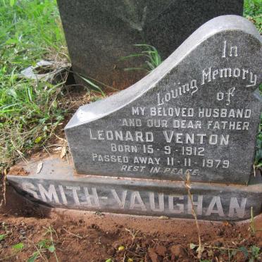 VAUGHAN Leonard Venton, SMITH- 1912-1979