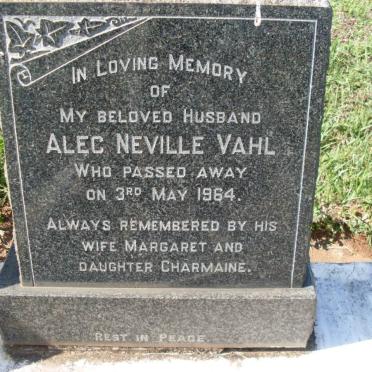 VAHL Alec Neville -1964