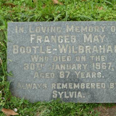 WILBRAHAM Frances May, Bootle -1967