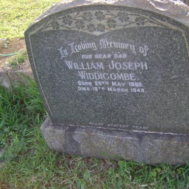 WIDDICOMBE William Joseph 1860-1948