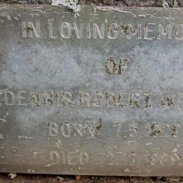 WILSON Dennis Robert 1929-1989