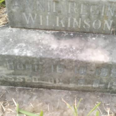 WILKINSON Annie Regina 1899-1967