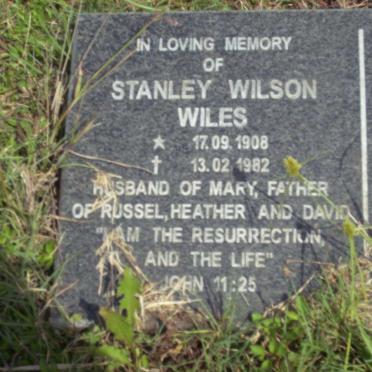 WILES Stanley Wilson 1908-1982