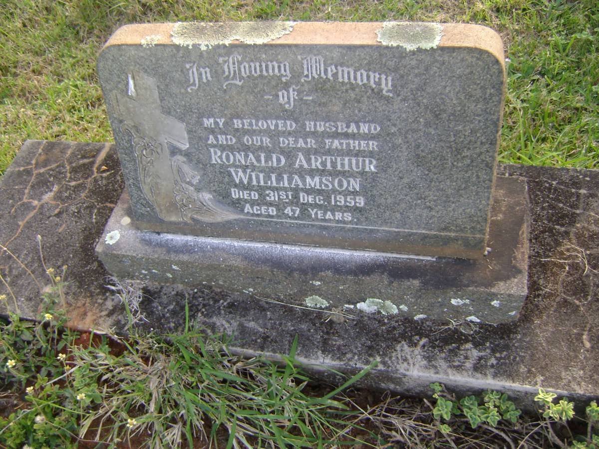 WILLIAMSON Ronald Arthur -1959