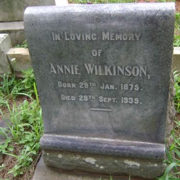 WILKINSON Annie 1875-1939