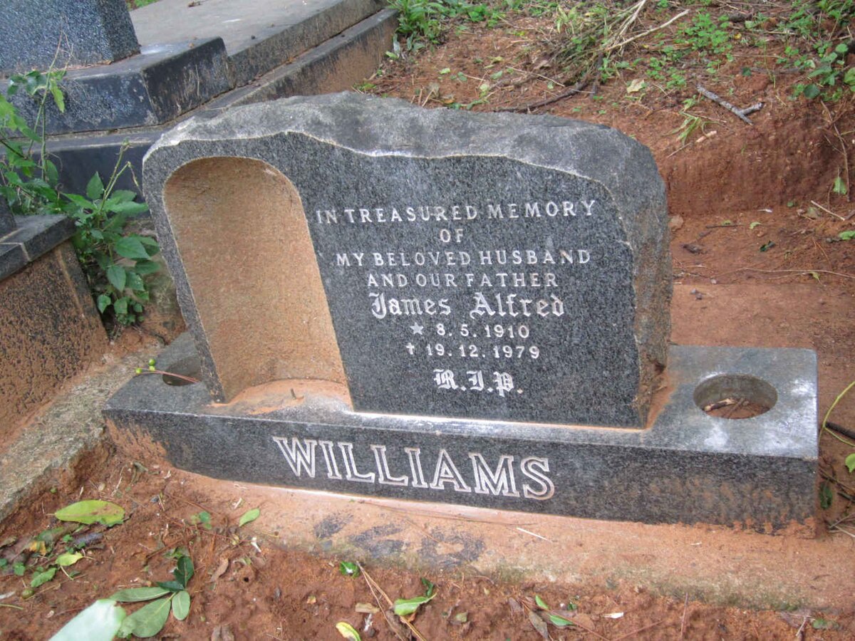 WILLIAMS James Alfred 1910-1979