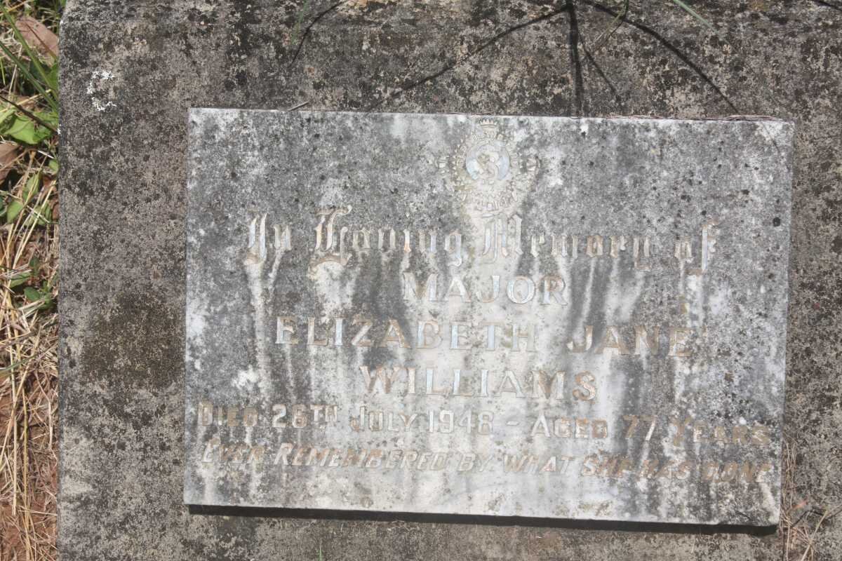 WILLIAMS Elizabeth James -1948