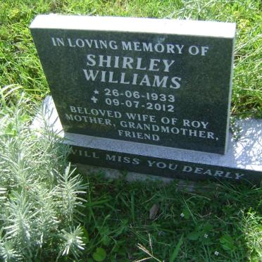 WILLIAMS Shirley 1933-2012