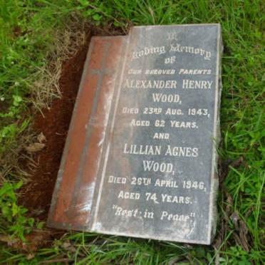 WOOD Alexander Henry -1943 &amp; Lillian Agnes -1946