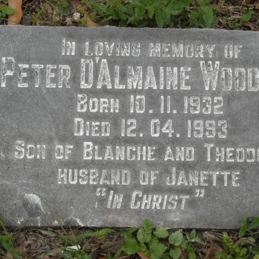 WOODLEY Peter D’Almaine 1932-1993