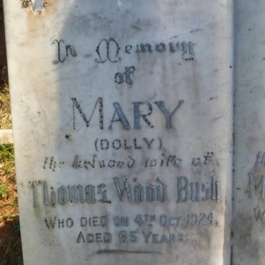 WOOD BUSH Thomas -1926 &amp; Mary -1924