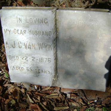 WYK A.J.C., van -1976