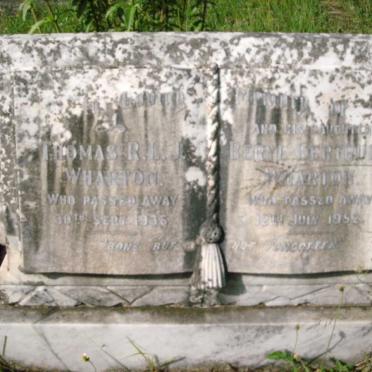 WHARTON Thomas R.L.J. -1936 :: WHARTON Beryl Gertrude -1952