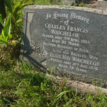 WHICHELOE Charles Francis -1964 &amp; Elsie May -1970